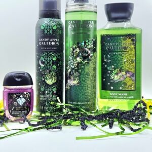 Bath & Body Works Candy Apple Cauldron Set - Green and Purple